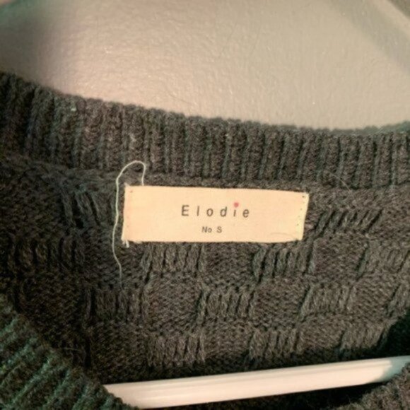 Elodie Nordstrom Sweater Dress Gray Textured - Picture 7 of 8